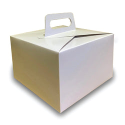 WHITE Cake Box A